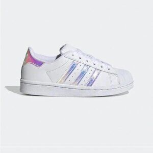 Adidas Superstar shoes with a touch of shine, size Y3 (adult  35)
